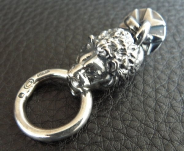 Photo1: Half Lion Wallet Ring (1)