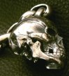 Photo7: Large Skull With Half Snake & Maltese Cross H.W.O , Smooth Anchor Links Wallet Hanger (7)