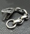 Photo6: Snake Head With Chiseled Anchor Chain & Smooth H.W.O Wallet Hanger (6)