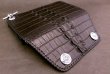 Photo11: Crocodile Tail Piece Biker Wallet (11)