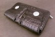 Photo5: Crocodile Tail Piece Biker Wallet (5)