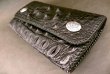 Photo4: Crocodile Haed & Horn Back All Gusset Wallet (4)