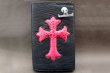 Photo4: Frog Traditional Cross Inlay Bison Long Wallet (4)