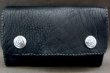 Photo3: Frog Traditional Cross Inlay Bison Long Wallet (3)