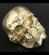 Photo12: Xconz Collaboration Gold Double Face Medium Lage Skull Ring (12)