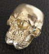 Photo10: Xconz Collaboration Gold Double Face Medium Lage Skull Ring (10)