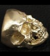 Photo8: Xconz Collaboration Gold Double Face Medium Lage Skull Ring (8)