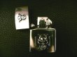 Photo2: G Crown & Iron Cross Skull On Lighter (2)