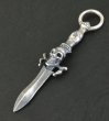 Photo5: Half Dagger With Skull Pendant (5)