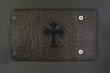 Photo3: Stingray Cross Inlay Ostrich Long Wallet (3)