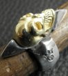 Photo12: 18k Gold Skull with Spike Ring (12)