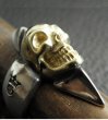 Photo15: 18k Gold Skull with Spike Ring (15)