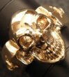 Photo15: Gold Single Skull Ring (15)