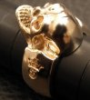 Photo10: Gold Single Skull Ring (10)