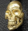 Photo13: Gold Large Skull H,W,O Ring [Pure Gold Color Finish] (13)