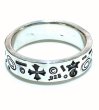 Photo11: Multi Stamp Flat Bar Ring (11)
