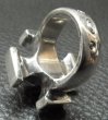 Photo9: Skull On Square Hammer Cross Ring (9)