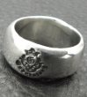 Photo3: Multi Engraved Large Smooth H.W.O Ring (3)