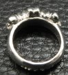 Photo2: Small 4Heart Crown Ring (Platinum Finish) (2)