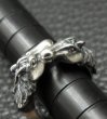 Photo8: Horse Triangle Wire Bangle Ring (8)