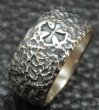 Photo4: Multi Engraved Large Chiseled H.W.O Ring (4)