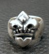 Photo3: Quarter Single Heart Crown Ring (3)