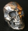 Photo11: 18K Gold Blood On Large Skull Ring Big Boy Ver. (11)