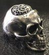 Photo11: Large Brains Skull Full Head Ring (11)