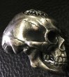 Photo3: Large Brains Skull Full Head Ring (3)