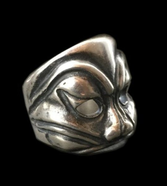 Photo1: Half Mask Ring (1)