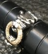 Photo8: Pave Dia On 18K Gold Ring With 1/9 Old Bulldog Ring (8)