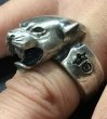 Photo7: Long Neck Panther Ring (7)