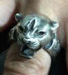 Photo6: Long Neck Panther Ring (6)