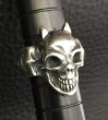 Photo17: Single Devil Skull Ring (17)