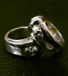 Photo12: Skull On Gothic Ring (12)