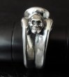 Photo7: Skull On Gothic Ring (7)