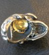 Photo10: 10K Gold Pure Gold Mud Finish Brains Large Skull Full Head Ring (10)