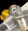 Photo2: Pure Gold Wrap Quarter Skull With Half Triangle Wire Ring (2)