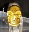 Photo9: Pure Gold Wrap Quarter Skull With Half Triangle Wire Ring (9)