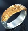 Photo9: Pure Gold Wrap Chiseled H.W.O Ring (9)