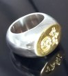 Photo6: Pure Gold Wrap G&Crown Oval Ring (6)