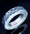 Photo1: 6.5mm Wide Side Flat Chiseled Ring Bold (1)