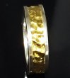 Photo5: Pure Gold Wrap 7.5 x 4.5mm Wide Side Flat Chiseled Reel Ring (5)