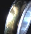 Photo9: Pure Gold Wrap 10 x 6mm Wide Bolo Neck Smooth Reel Ring [R-192] (9)