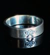 Photo3: Pure Gold Wrap Flat Bar Ring (3)