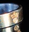Photo10: Pure Gold Wrap Flat Bar Ring (10)