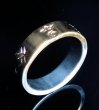 Photo6: Pure Gold Wrap Flat Bar Ring (6)
