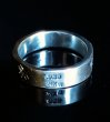 Photo4: Pure Gold Wrap Flat Bar Ring (4)