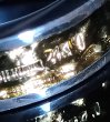 Photo2: Pure Gold Wrap 7.5 x 3mm Wide Side Flat Chiseled Reel Ring (2)