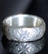 Photo1: Mini Textured H.W.O Ring (1)